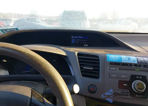 2012 Honda Civic Lx z USA, uszkodzony, nr VIN 2HGFB2F58CH567660